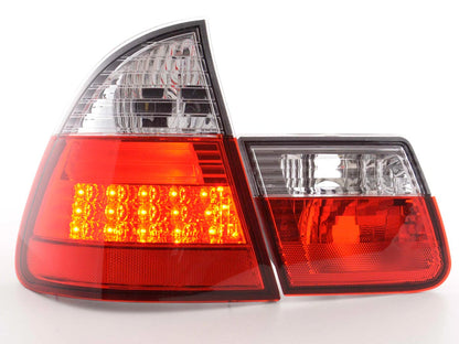 LED BMW Heckpiloten Serie 3 Touring E46 98-05 transparent/rot
