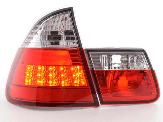 Pilotos traseros LED BMW Serie 3 Touring E46 98-05 transparente/rojo