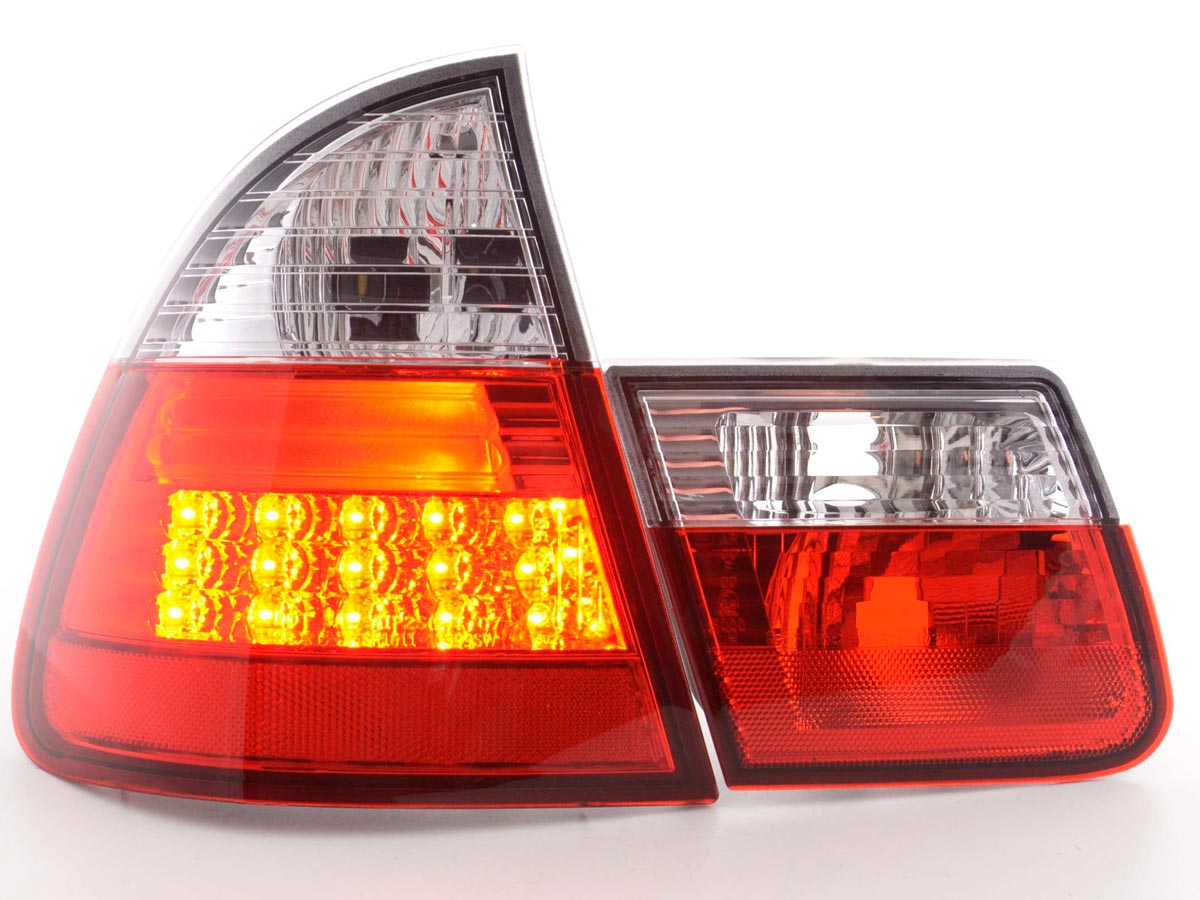 LED BMW Heckpiloten Serie 3 Touring E46 98-05 transparent/rot