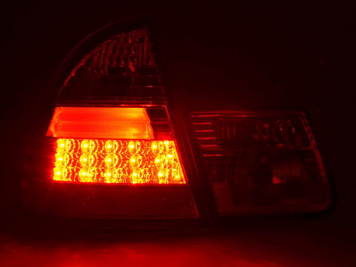 LED BMW Heckpiloten Serie 3 Touring E46 98-05 transparent/rot