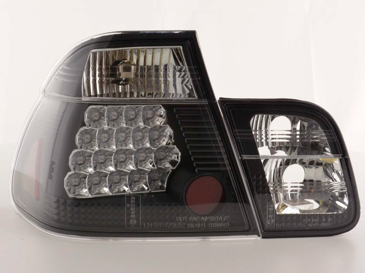 Pilotos traseros LED BMW Serie 3 Berlina E46 98-01 negro