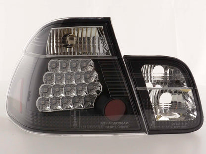 Pilotos traseros LED BMW Serie 3 Berlina E46 98-01 negro