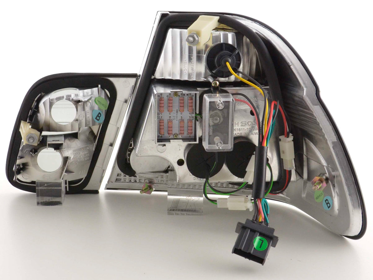 Pilotos Traseros Led Bmw Serie 3 Sedán Tipo E46 01-05 Negro Lights > Rear/tail Lights