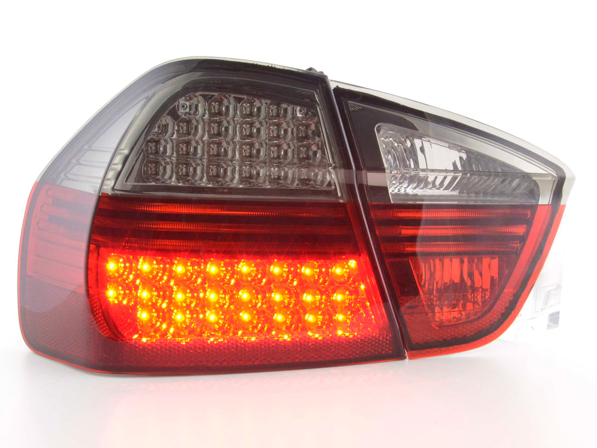Pilotos traseros LED BMW Serie 3 Berlina E90 05-08 negro/rojo