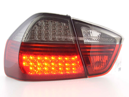 Pilotos traseros LED BMW Serie 3 Berlina E90 05-08 negro/rojo