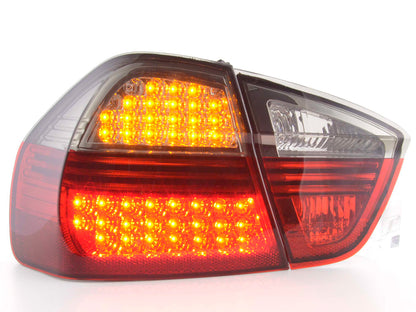 Pilotos traseros LED BMW Serie 3 Berlina E90 05-08 negro/rojo