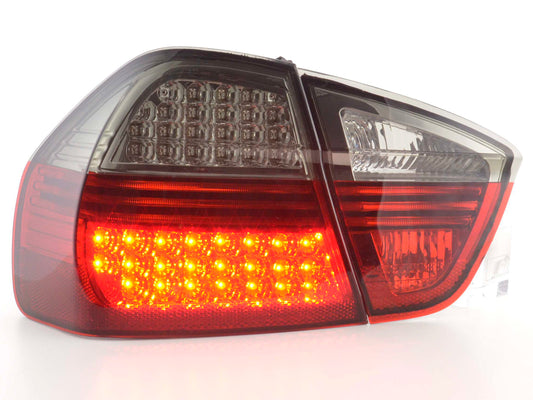 Pilotos traseros LED BMW Serie 3 Berlina E90 05-08 negro/rojo