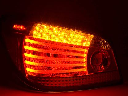 Pilotos traseros LED BMW Serie 5 Berlina Tipo E60 04-07 Cromados