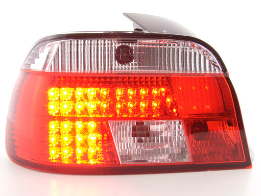 Pilotos traseros LED BMW Serie 5 Berlina E39 95-00 transparente/rojo