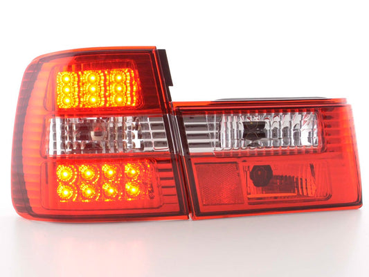 Juego De Luces Traseras Led Bmw Serie 5 Tipo E34 88-94 Transparente / Rojo Lights > Rear/tail Lights