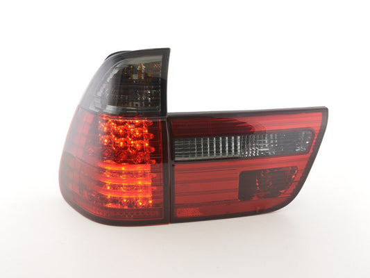 Juego De Luces Traseras Led Bmw X5 Tipo E53 98-02 Negro / Rojo Lights > Rear/tail Lights