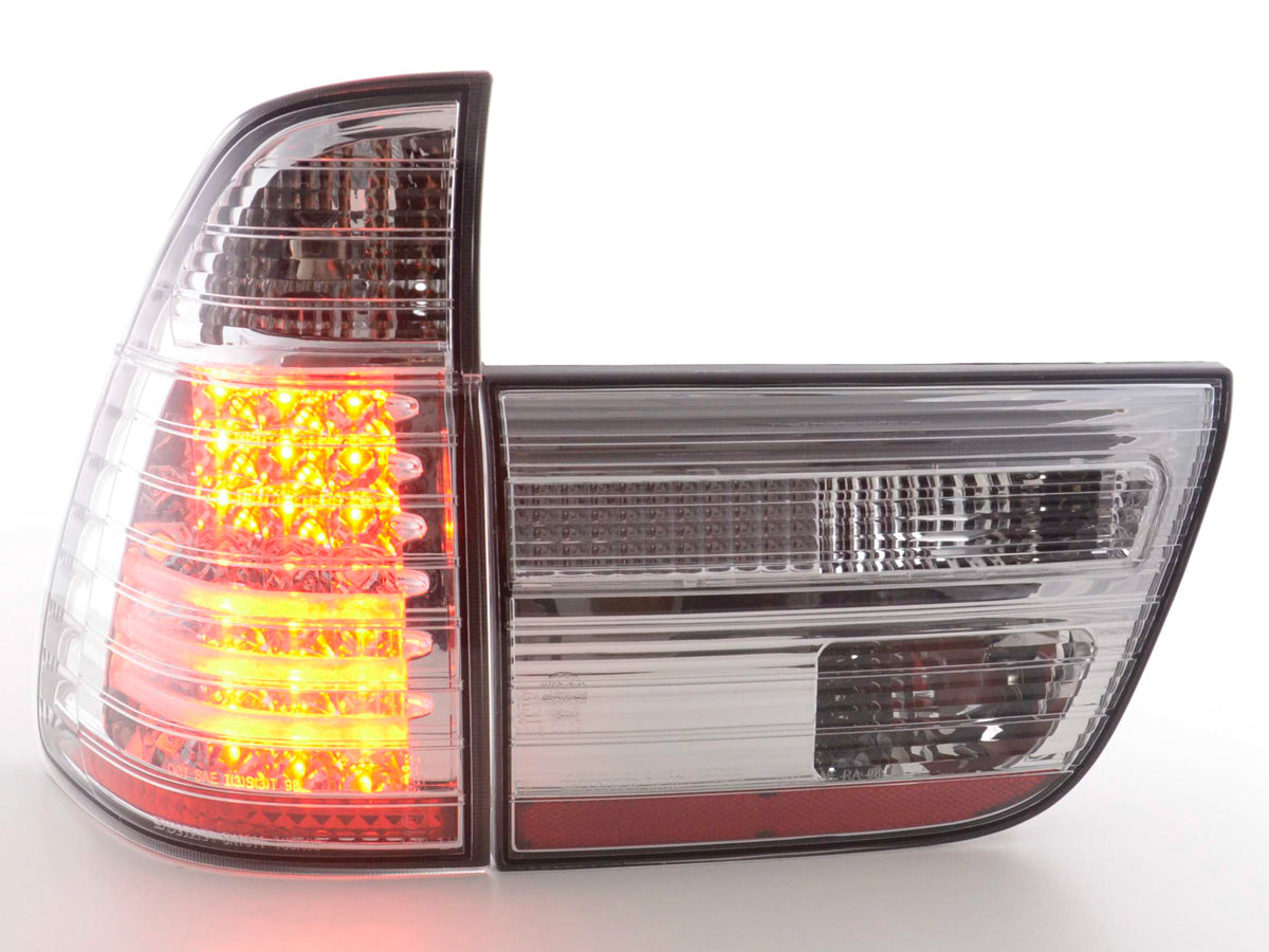 Pilotos traseros LED BMW X5 E53 98-02 cromados