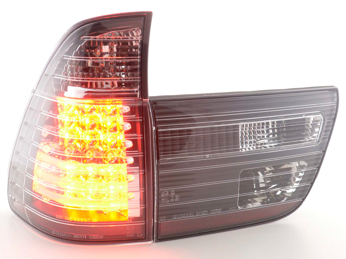 LED Heckpiloten BMW X5 E53 98-02 Schwarz