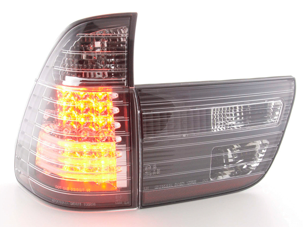 LED Heckpiloten BMW X5 E53 98-02 Schwarz