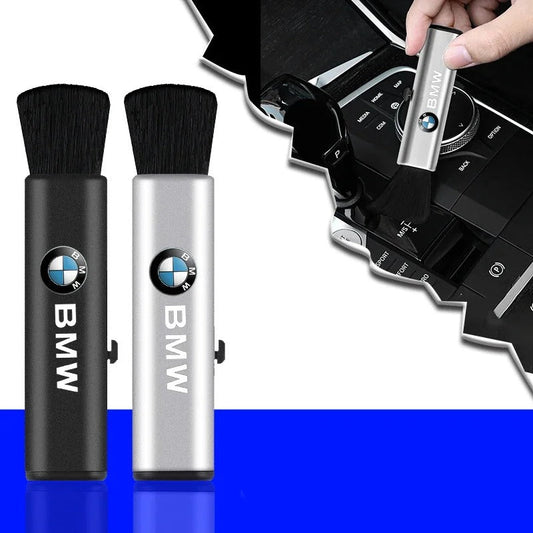Escova de limpeza premium com bmw ou // m - design compacto e retrátil