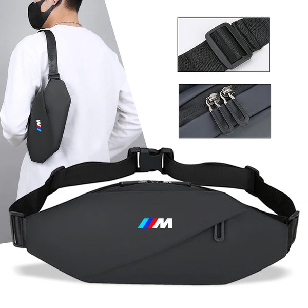 Riñonera deportiva BMW ///M – Impermeable, compacta y con estilo urbano