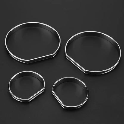 Set de Embellecedores Cromados para el Cuadro Instrumental BMW E46 – Toque Premium