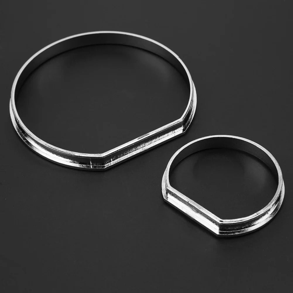 Set de Embellecedores Cromados para el Cuadro Instrumental BMW E46 – Toque Premium