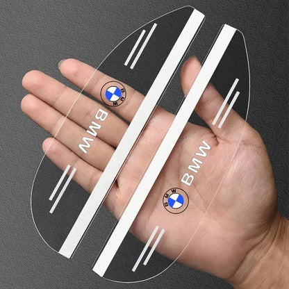 Visera Ceja Protectora de Lluvia para Espejo Retrovisor – Set 2 uds con Logo BMW o ///M