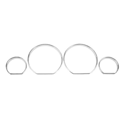 Set de Embellecedores Cromados para el Cuadro Instrumental BMW E46 – Toque Premium