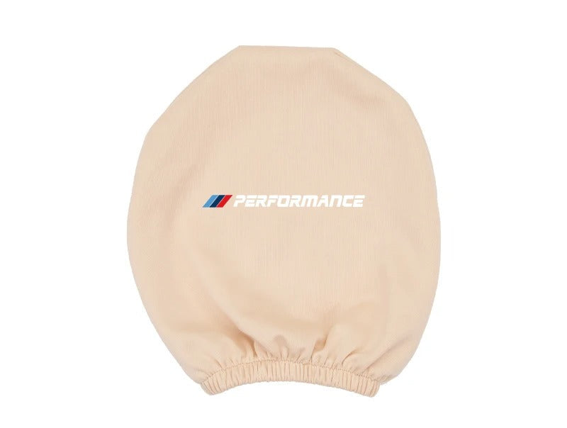 Funda Elástica para Reposacabezas con Logo ///M  performance – Algodón, Lavable, Universal y Antisuciedad