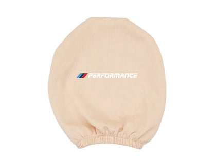 Funda Elástica para Reposacabezas con Logo ///M  performance – Algodón, Lavable, Universal y Antisuciedad