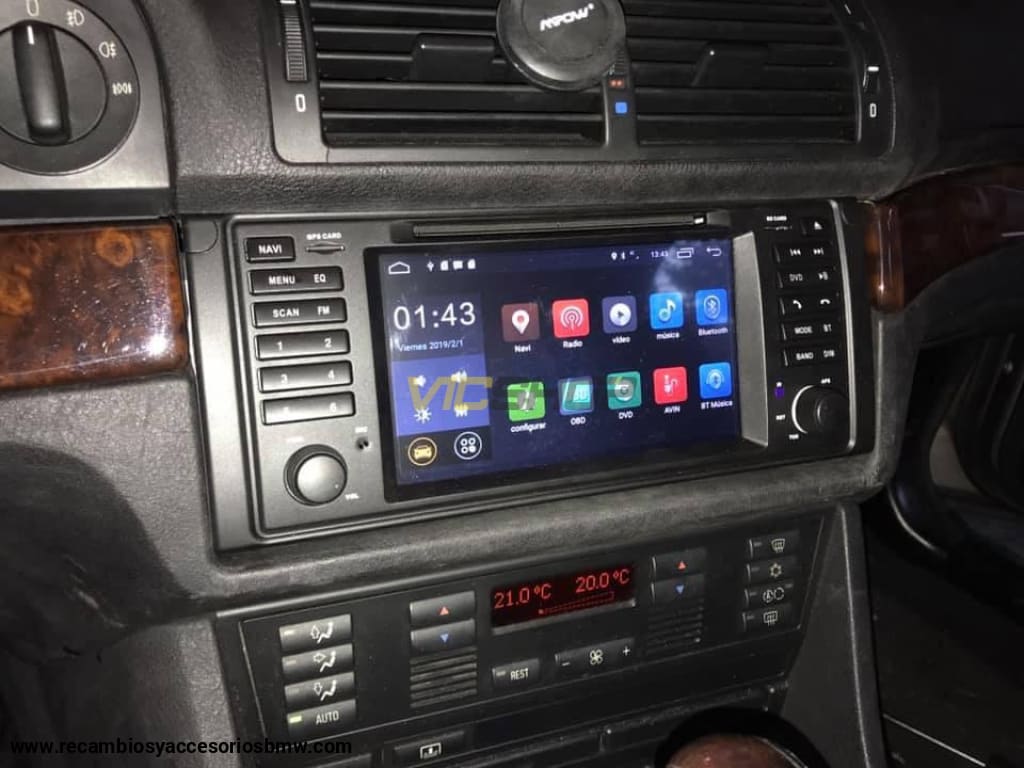 Pantalla Radio Android 9.1 para BMW modelo e39. ¡Ahora con cámara trasera de regalo! - Recambios y Accesorios BMW