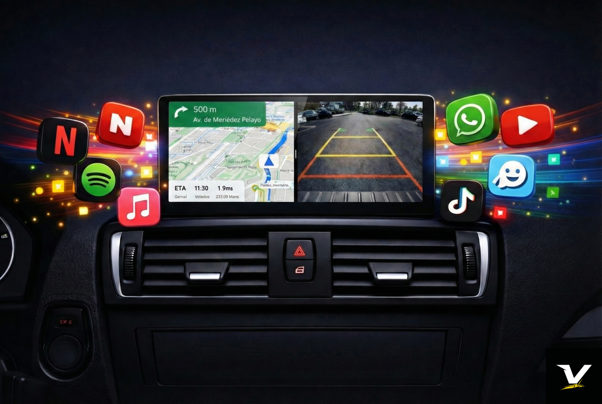 Écran Radio Android Auto / CarPlay pour BMW X5 F15 Series Gift arrière!