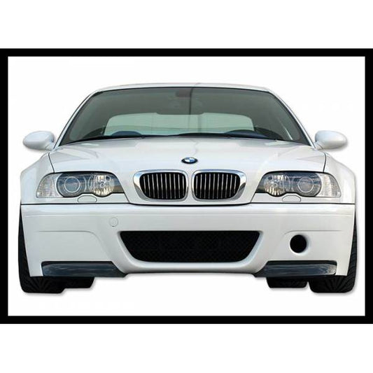 Front Bumper BMW E46 M3 ABS C/Carbon Look CSL Tips