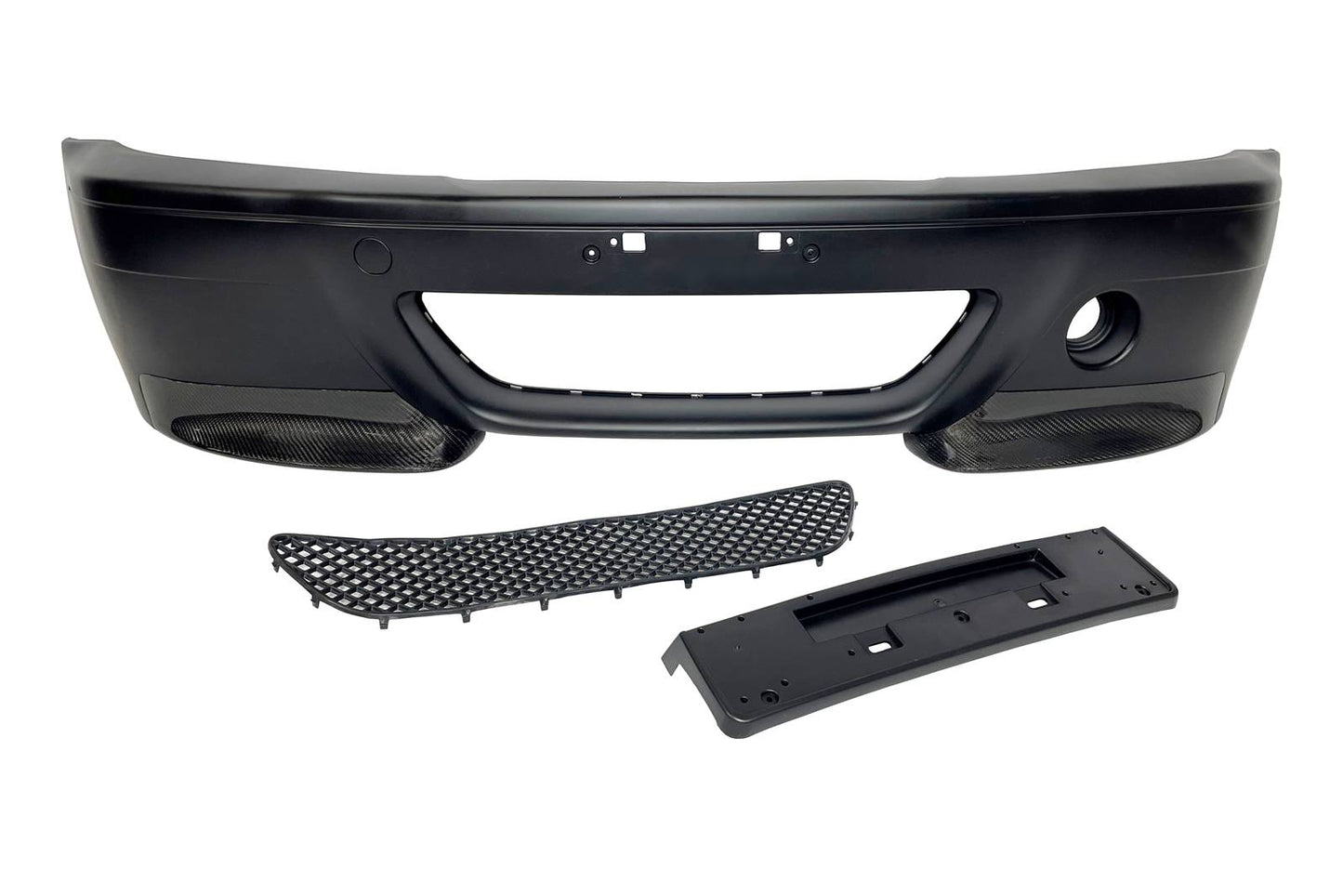 Paragolpes Delantero BMW E46 Look M3 ABS C/Punteras Carbono Look CSL
