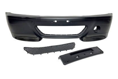 Paragolpes Delantero BMW E46 Look M3 ABS C/Punteras Carbono Look CSL