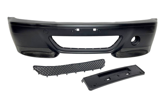 Paragolpes Delantero BMW E46 Look M3 ABS C/Punteras Carbono Look CSL