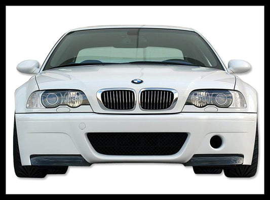 Paragolpes Delantero BMW E46 Look M3 ABS C/Punteras Carbono Look CSL