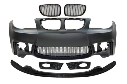 Paragolpes Delantero BMW E82/E88/E87/E81  Look M1 05-11 Spoiler Carbono