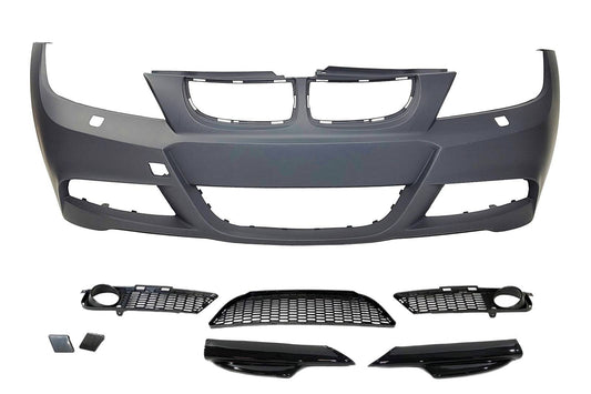 Paragolpes Delantero BMW E90 / E91 05-08 Look M-Tech Punteras Lavafaros ABS