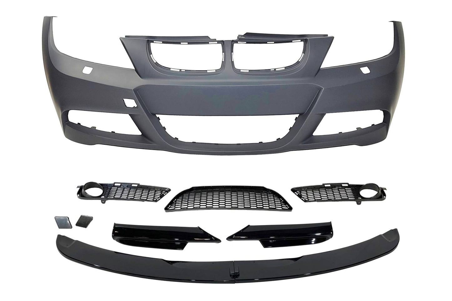 Paragolpes Delantero BMW E90 / E91 05-08 Look M-Tech Spoiler Lavafaros ABS