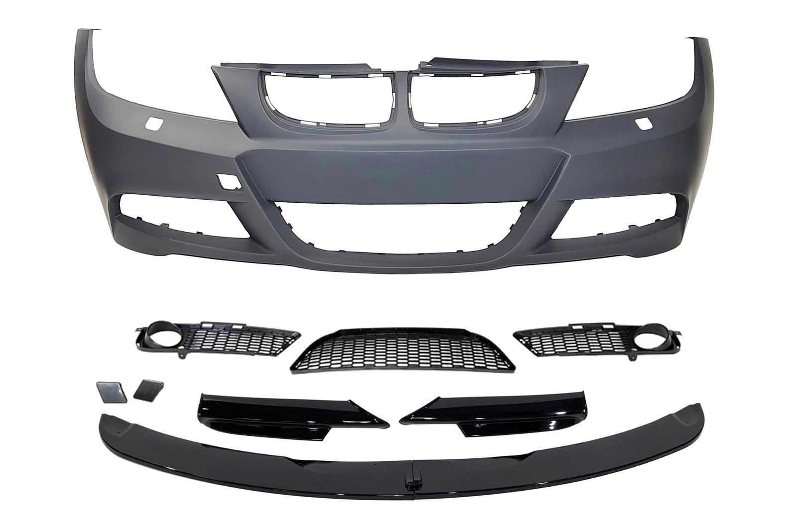 Paragolpes Delantero BMW E90 / E91 05-08 Look M-Tech Spoiler Lavafaros ABS