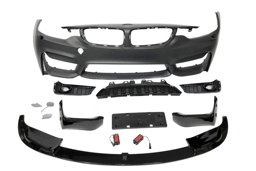 Paragolpes Delantero BMW F32 F33 F36 Look M4 II Lip spoiler