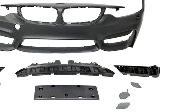 Front Bumper BMW F32 F33 F36 Look M4 II Lip spoiler