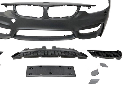 Front Bumper BMW F32 F33 F36 Look M4 II Lip spoiler