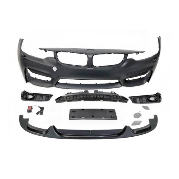 BMW vorderer Stoßfänger F32 F33 F36 Look M4 III Lippenspoiler