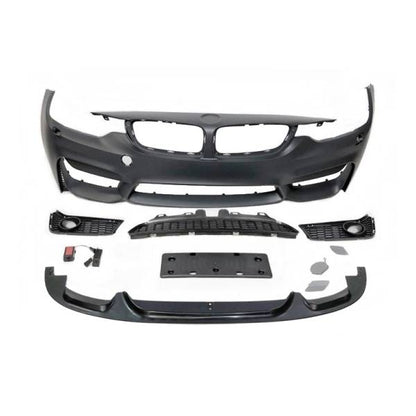 BMW vorderer Stoßfänger F32 F33 F36 Look M4 III Lippenspoiler