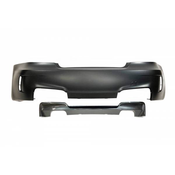 Rear Bumper BMW E82 / E88 Look M1 07-11 Double Exit