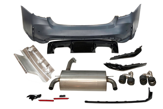 Paragolpes Trasero BMW F30 Look G80 Escape