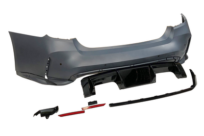 Paragolpes Trasero BMW F30 Look G80 Escape
