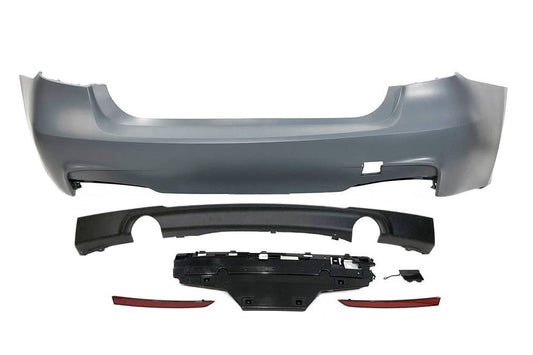 Paragolpes Trasero BMW F30 Look M-Tech Doble Salida