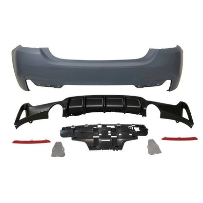 Para-choque traseiro BMW F32 / F33 / F36 Look M Performance 2 saídas simples