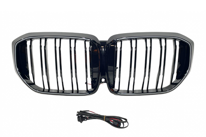 Parrilla BMW G05 X5 LCI LED Negro Brillo