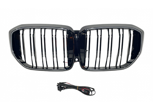 Parrilla BMW G05 X5 LCI LED Negro Brillo