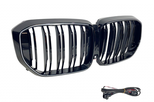 Parrilla BMW G05 X5 LCI LED Negro Brillo
